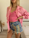 Top più camicia rosa - R.a. Boutique 