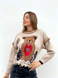 Maglione Teddy Soft Camel - R.a. Boutique 