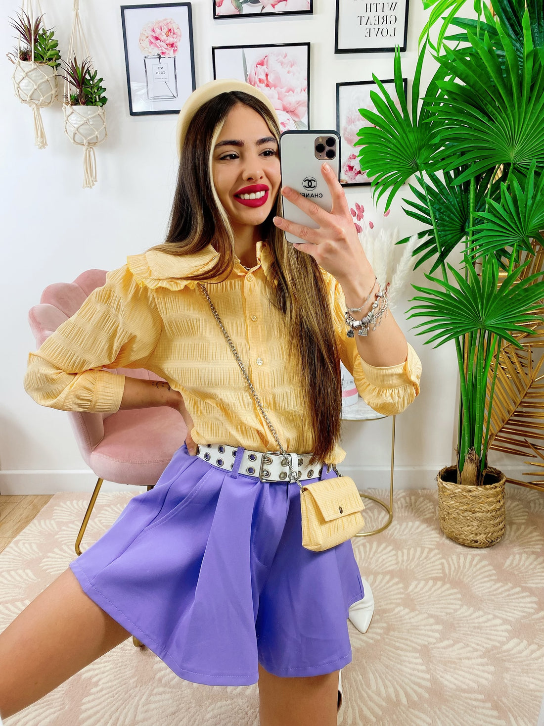 Short lilla ampio - R.a. Boutique 