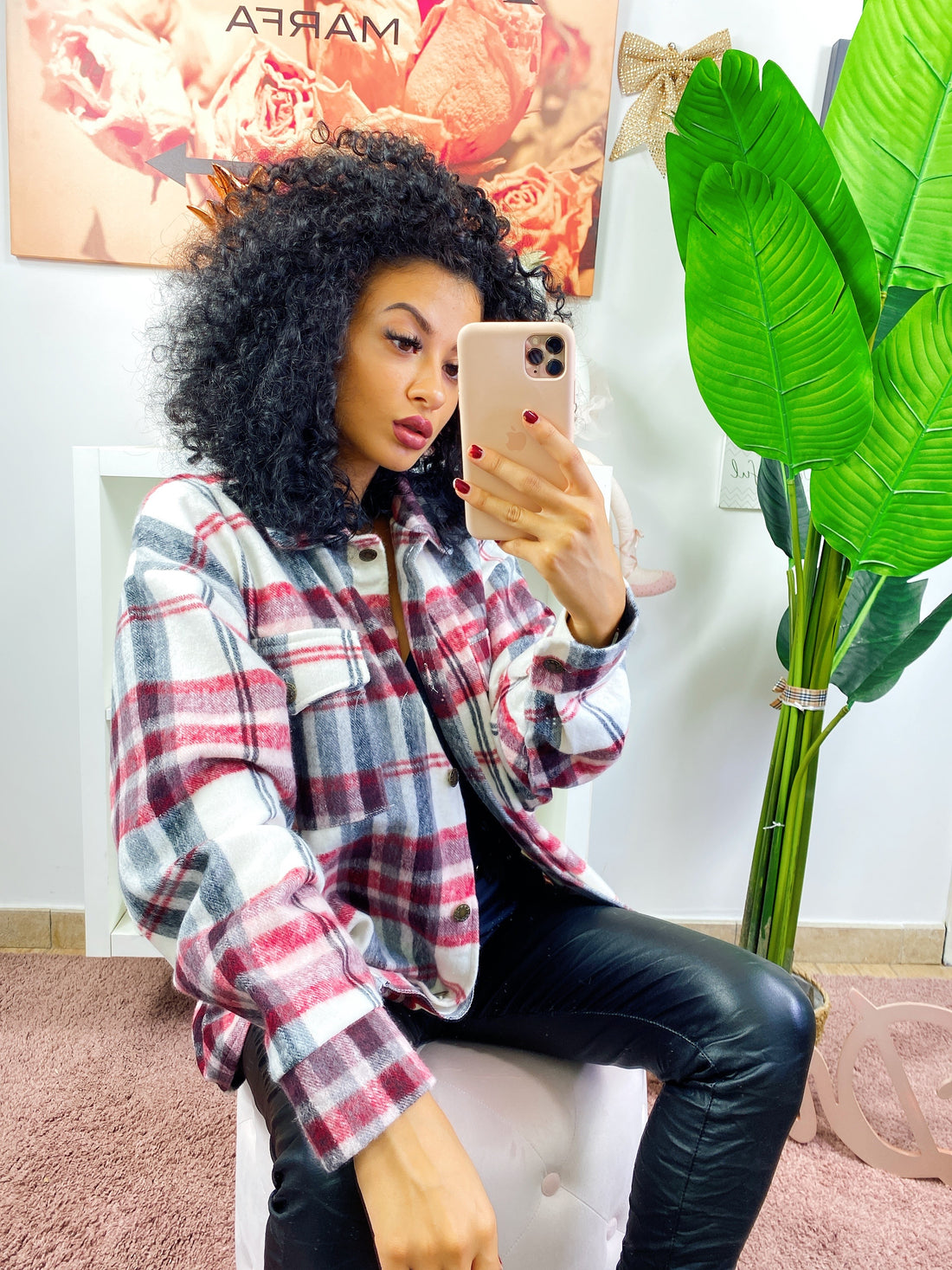 Maxi camicia in pile - R.a. Boutique 