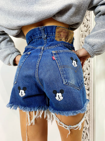 Short Levi’s Vintage con stampa topolino bagno medio - R.a. Boutique 