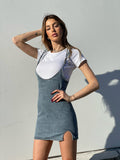 Abito in jeans con t-shirt - R.a. Boutique 
