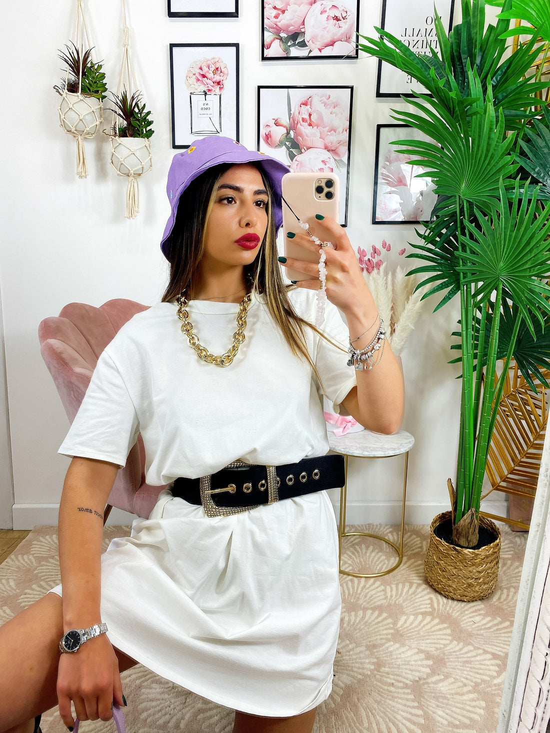 Maxi maglia con catena argento - R.a. Boutique 