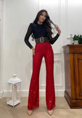 Completo Pantalone e body in paillettes - R.a. Boutique 