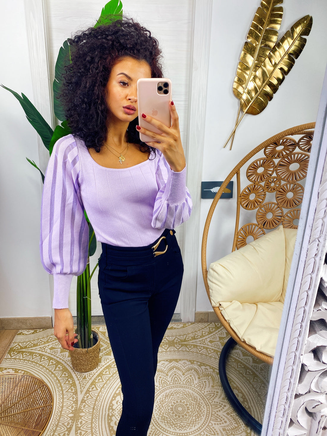 Maglioncino lilla - R.a. Boutique 