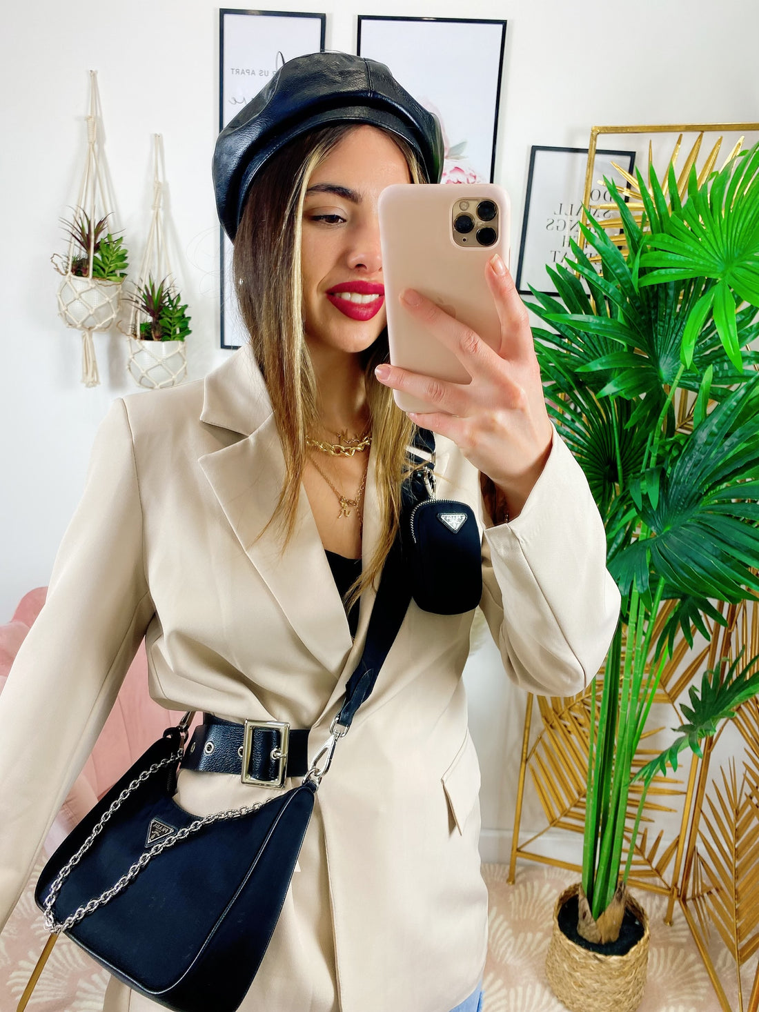 Giacca con cintura laterale - R.a. Boutique 