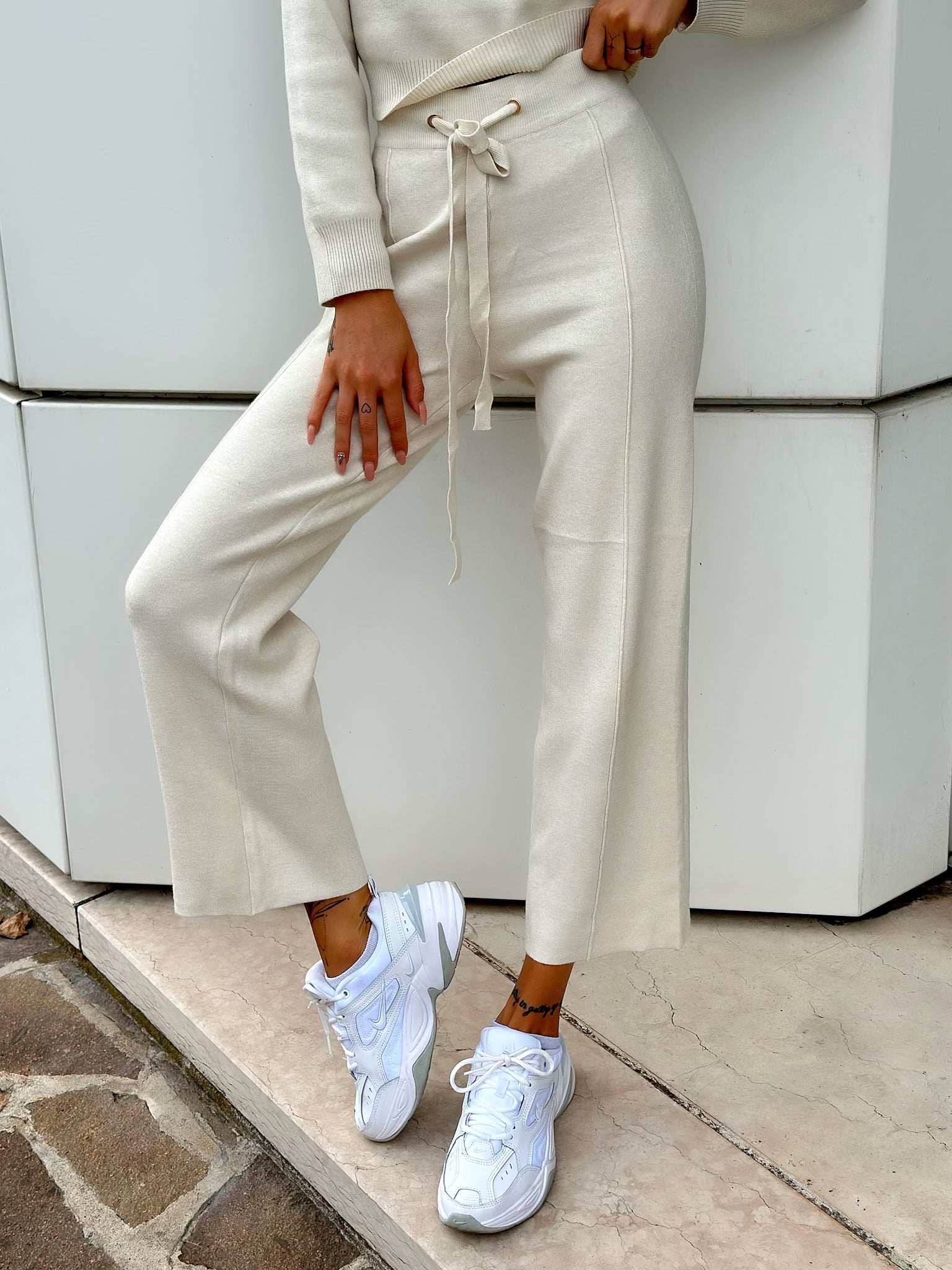 Completo Maglia e pantalone quality beige - R.a. Boutique 