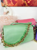 Pochette a mano con catena colori accesi - R.a. Boutique 