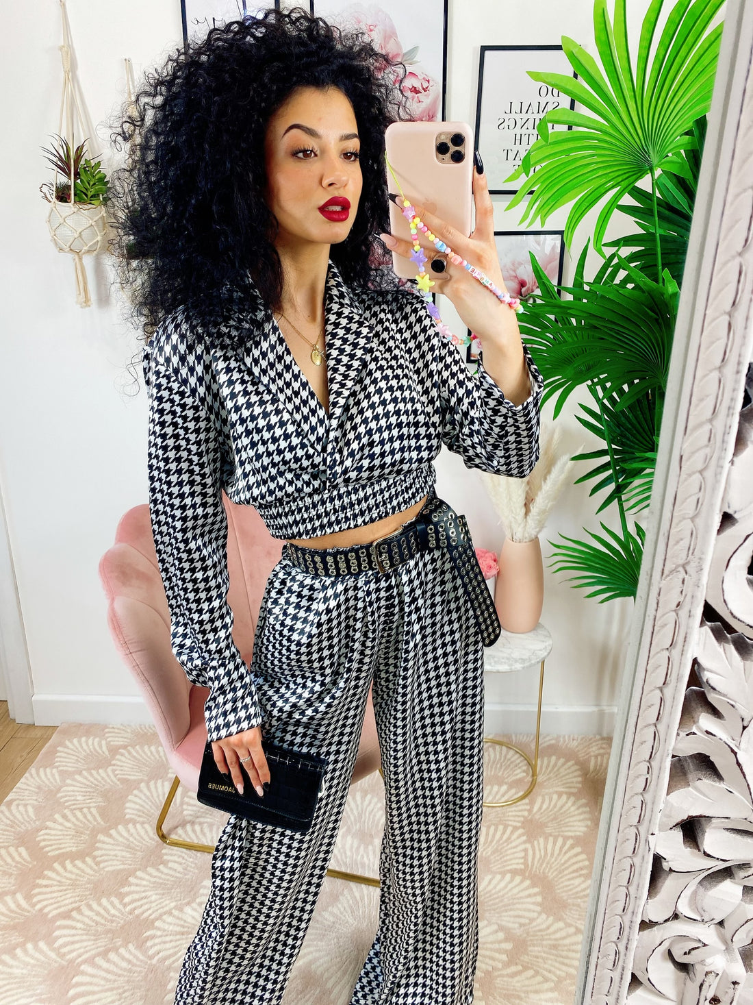 Completo pantalone e bluse  pied de poule - R.a. Boutique 