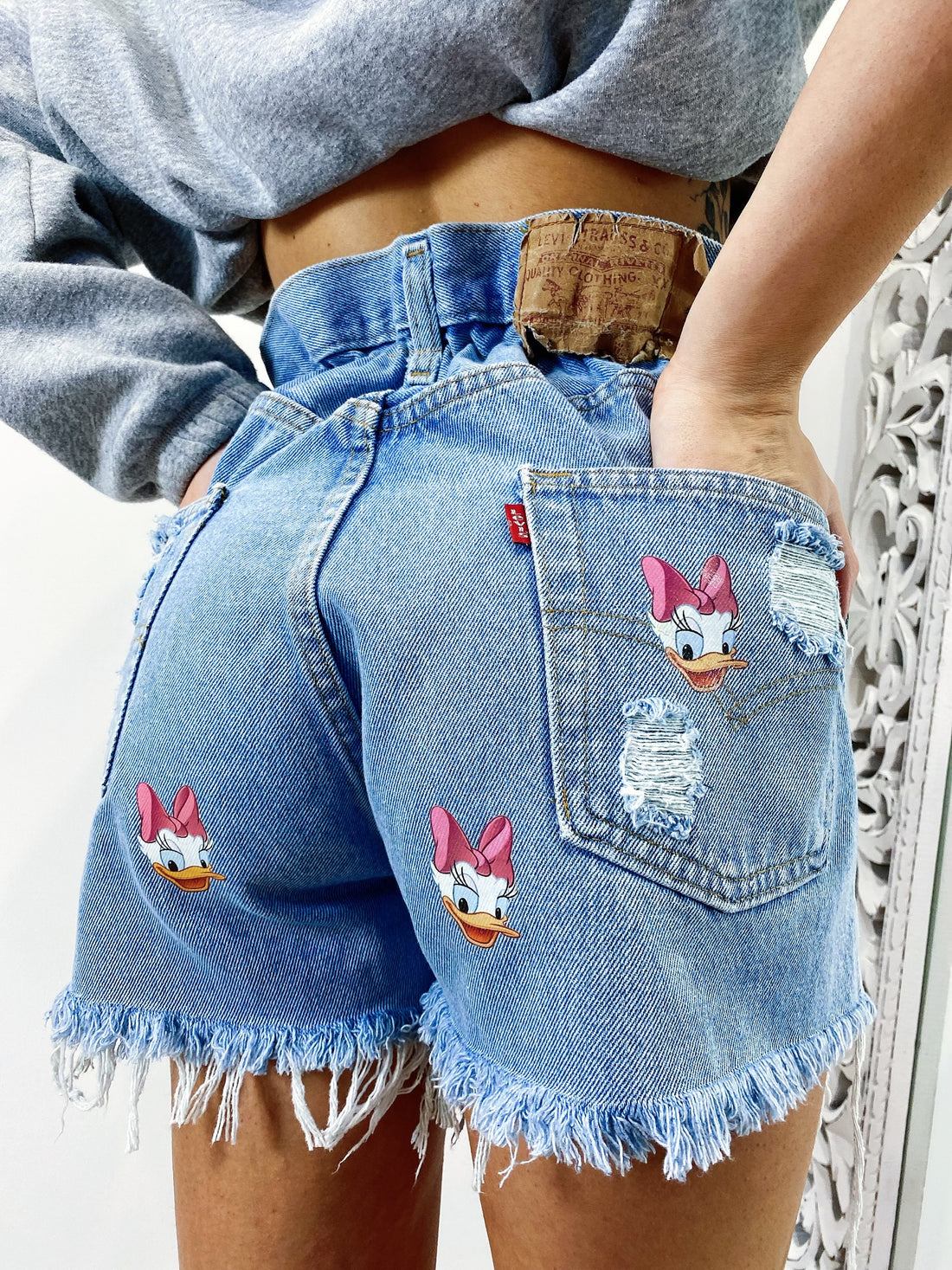 Short Levi’s Vintage con stampa Paperina bagno medio - R.a. Boutique 