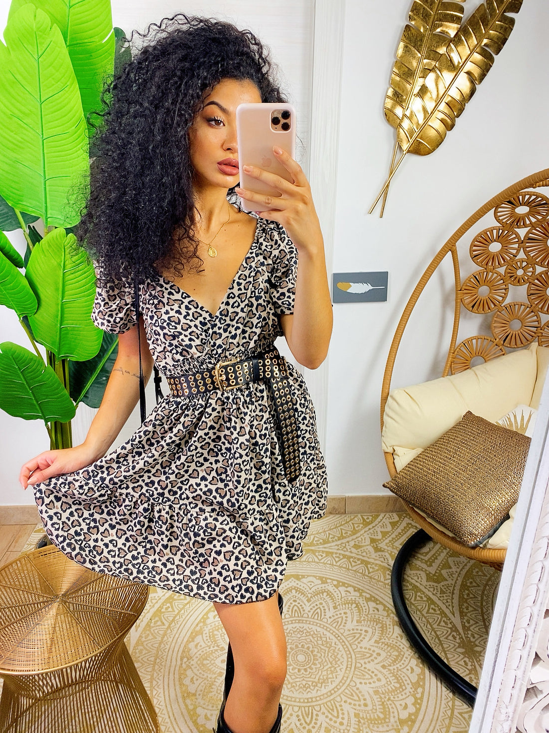 Abito maculato a cuori - R.a. Boutique 