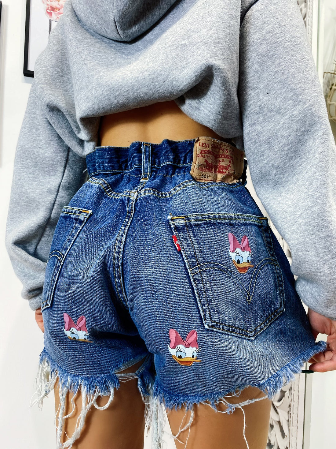 Short Levi’s Vintage con stampa Paperina bagno medio - R.a. Boutique 