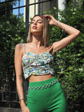 Top a fantasia verde - R.a. Boutique 