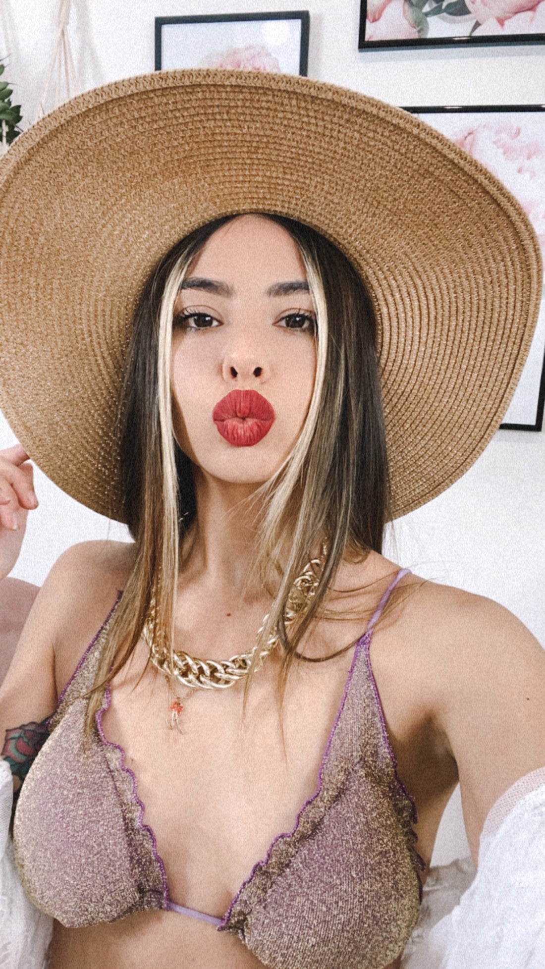 Cappello in paglia fascia maculata - R.a. Boutique 