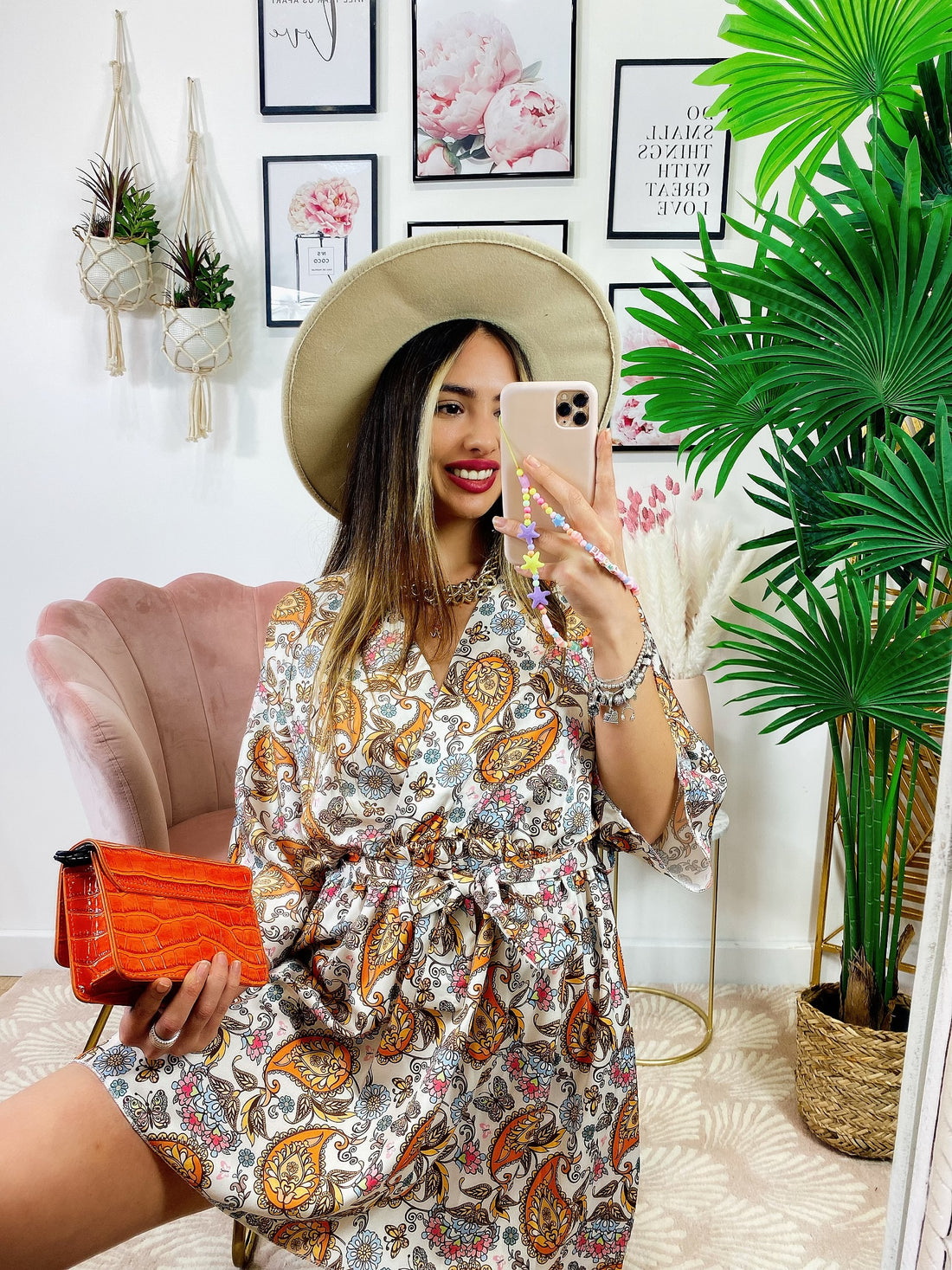 Abito etnico sfumature Arancio - R.a. Boutique 