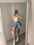 Short in jeans a farfalla - R.a. Boutique 