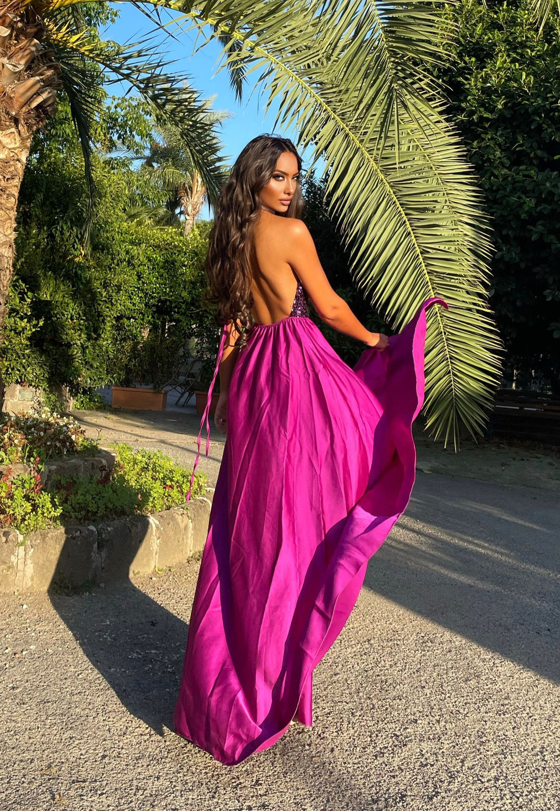 Afrodite con paillettes purple - R.a. Boutique 