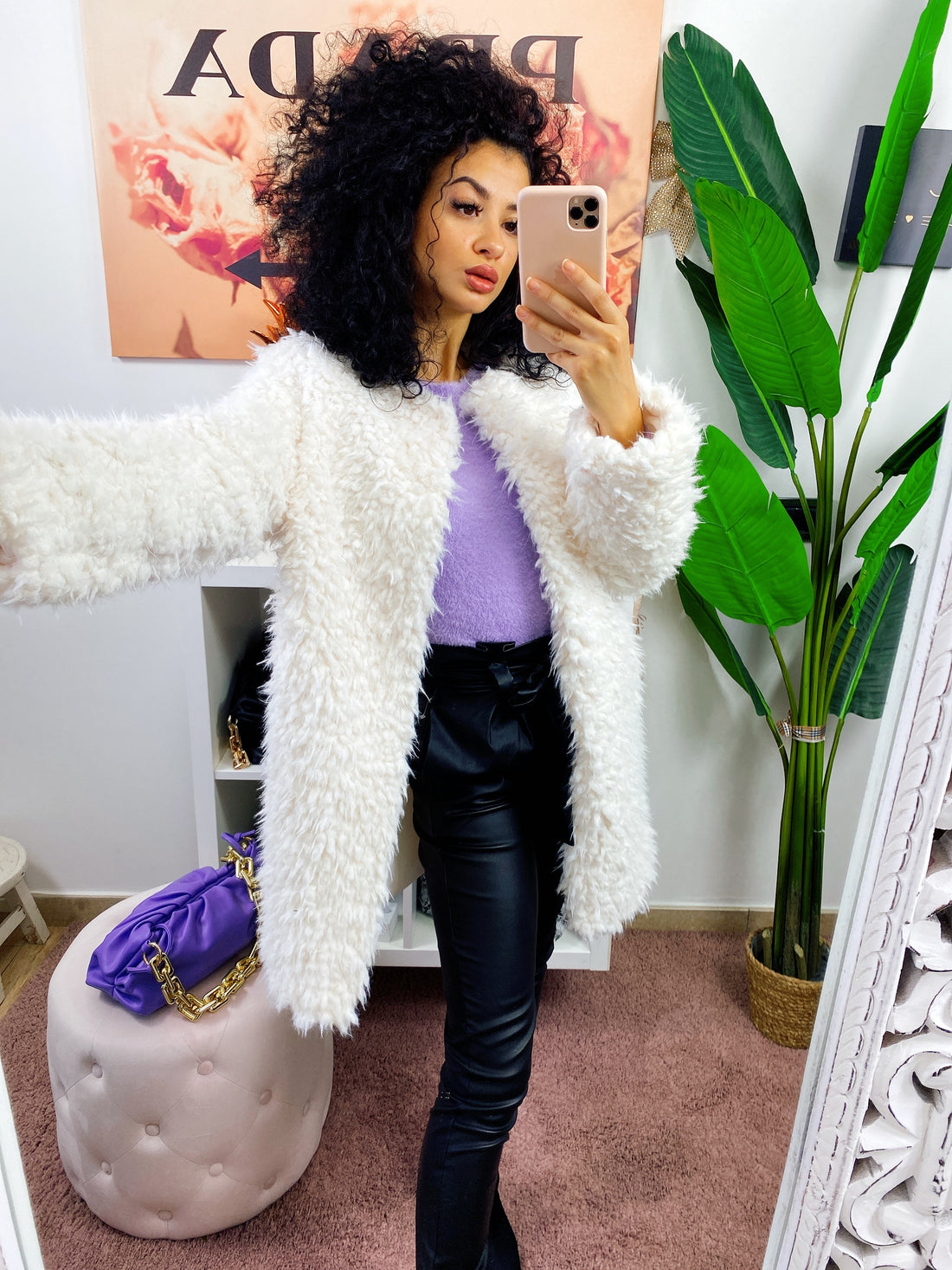 Cappotto con pelo - R.a. Boutique 