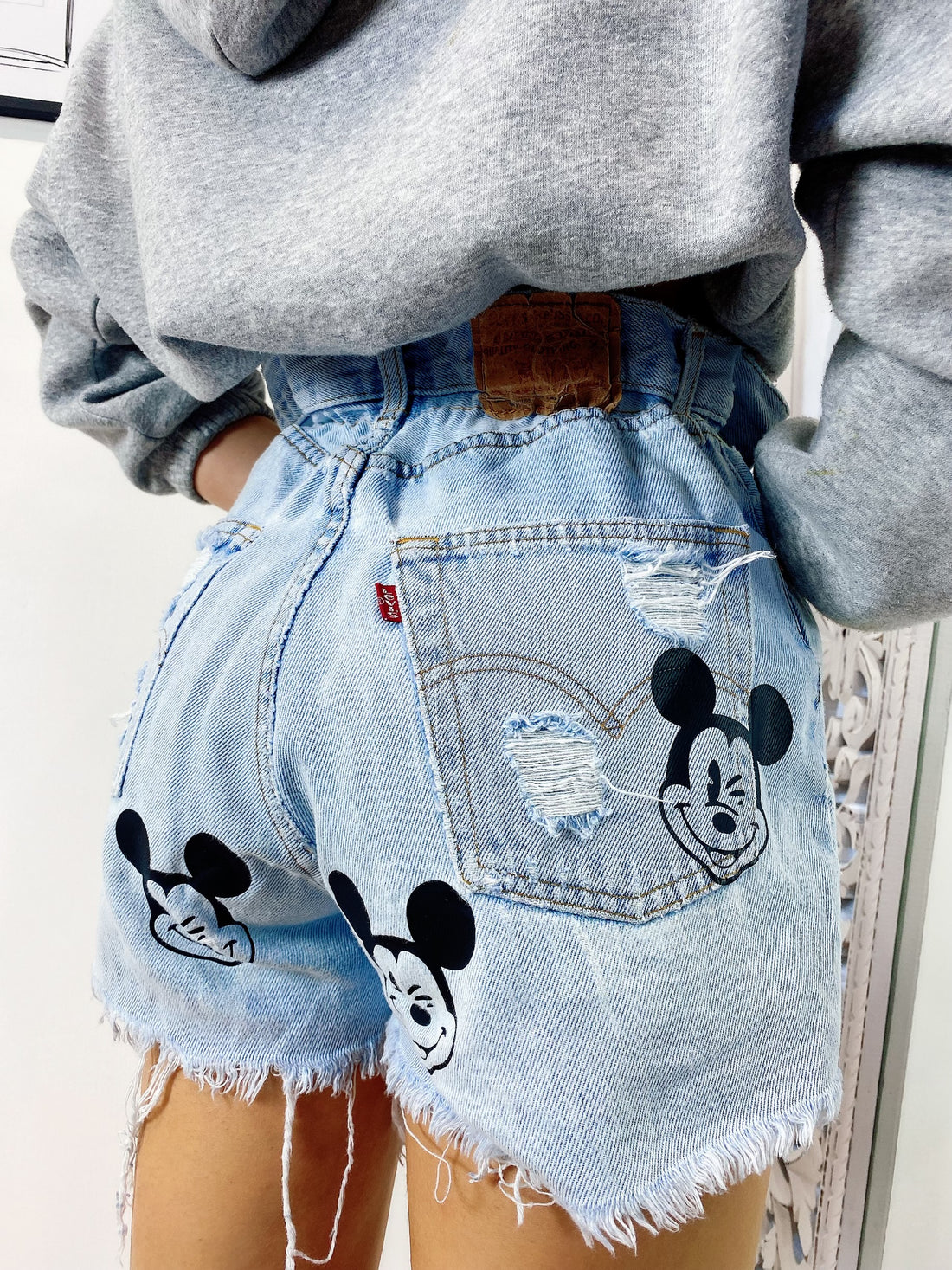 Short Levi’s Vintage bagno chiaro con stampe - R.a. Boutique 