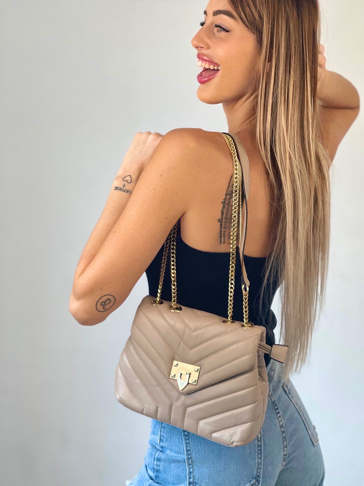 Basic bag nude - R.a. Boutique 