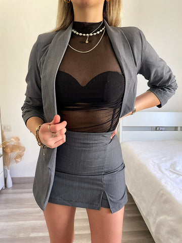 Body nero velato - R.a. Boutique 