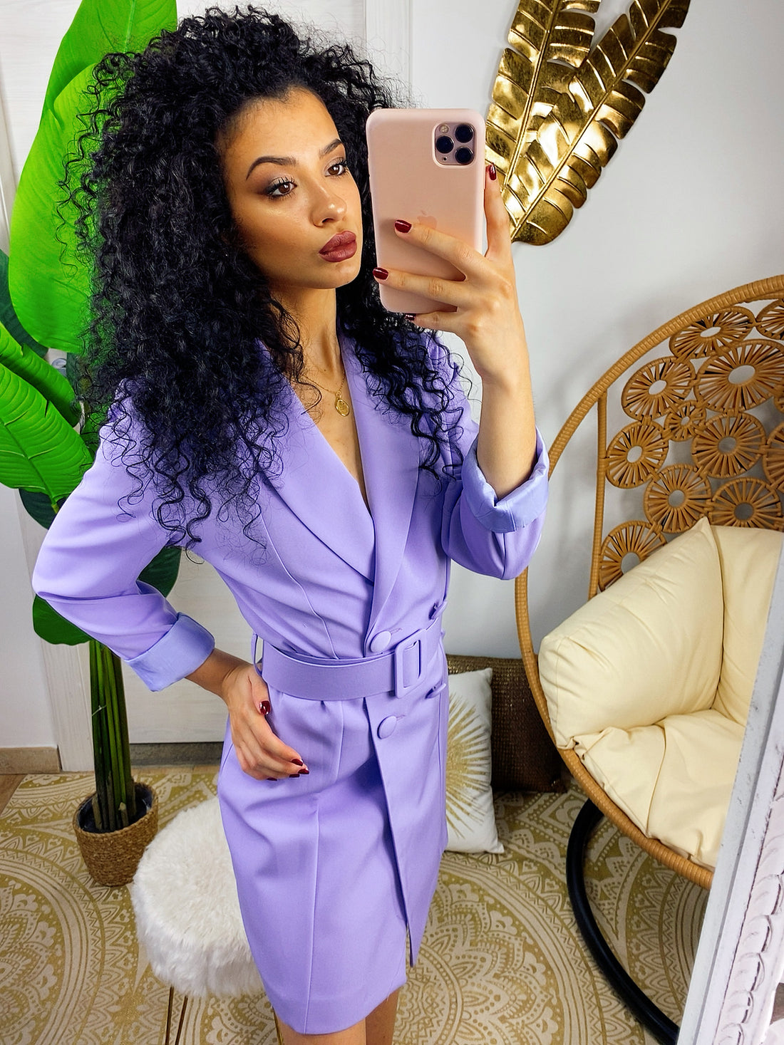 Abito a blazer lilla - R.a. Boutique 