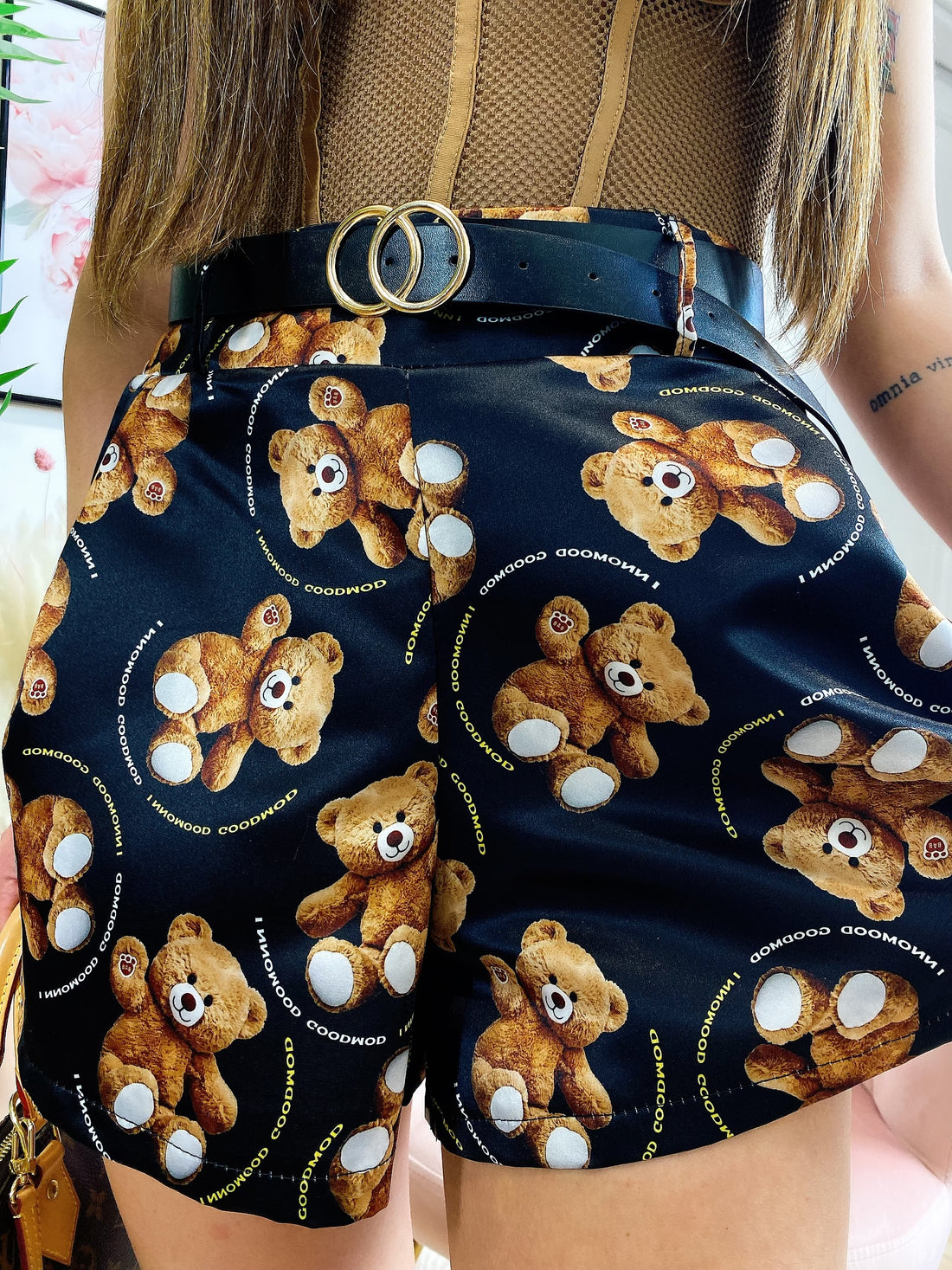 Short con Orsetti e cintura - R.a. Boutique 