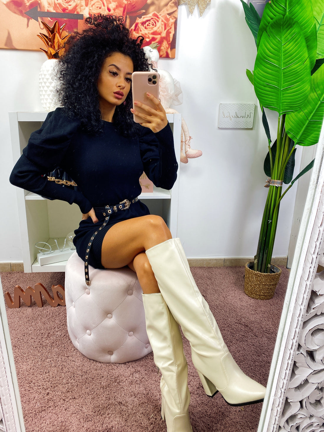 Abito in maglia Nero - R.a. Boutique 