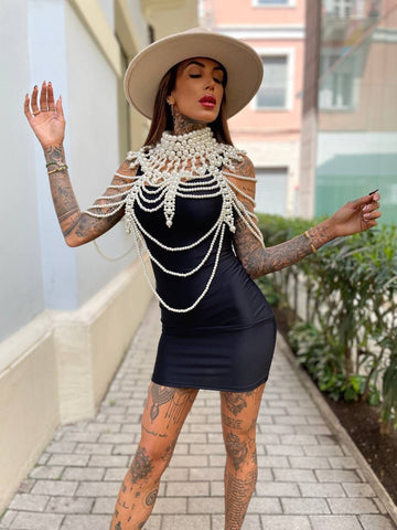 Abito nero basic - R.a. Boutique 