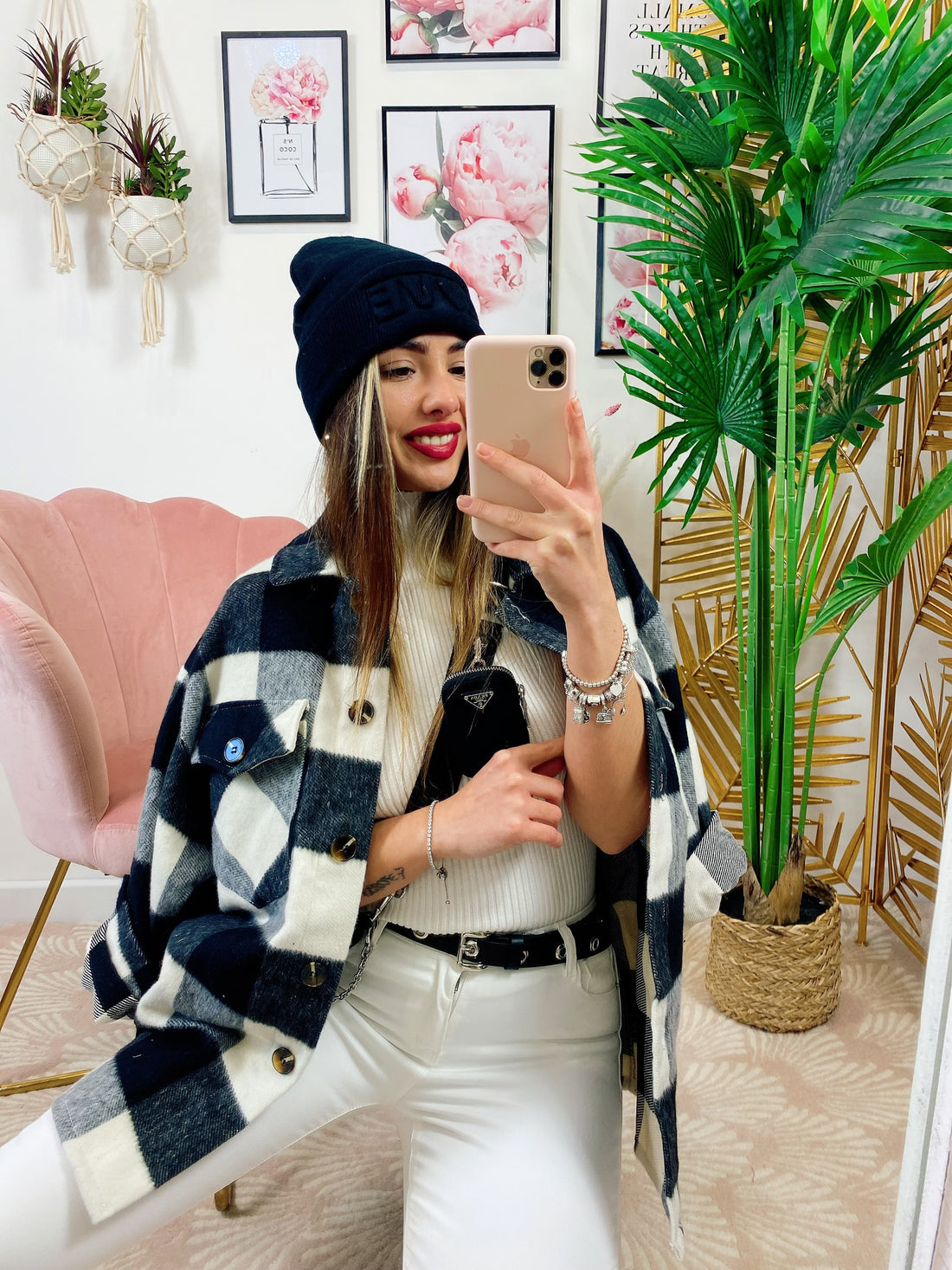 Giacca a quadri Black - R.a. Boutique 