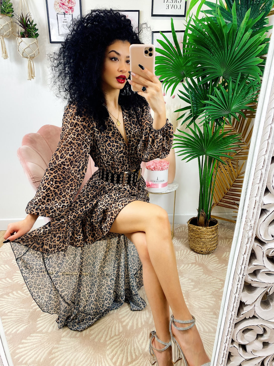 Abito maculato con gonna asimmetrica - R.a. Boutique 