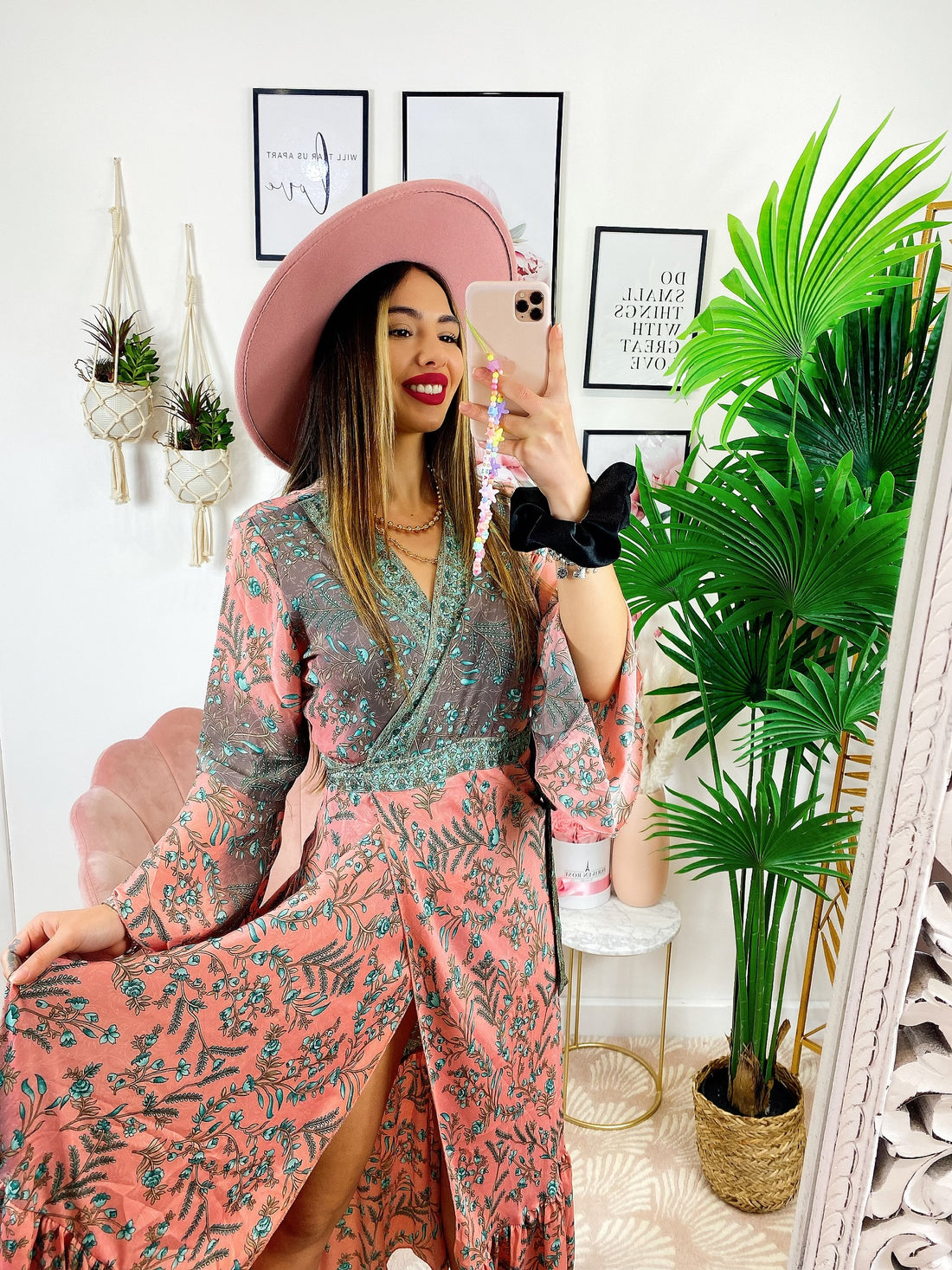 Kimono o abito etnico Base Rosa - R.a. Boutique 