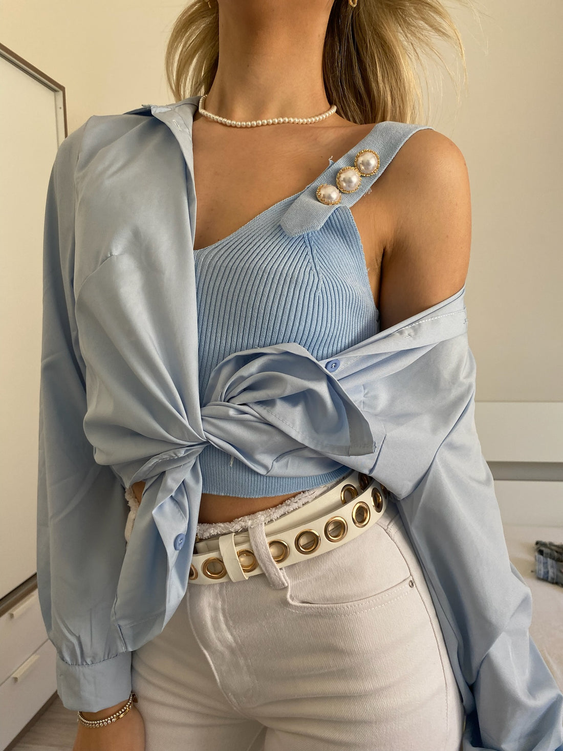 Top più camicia carta da zucchero - R.a. Boutique 