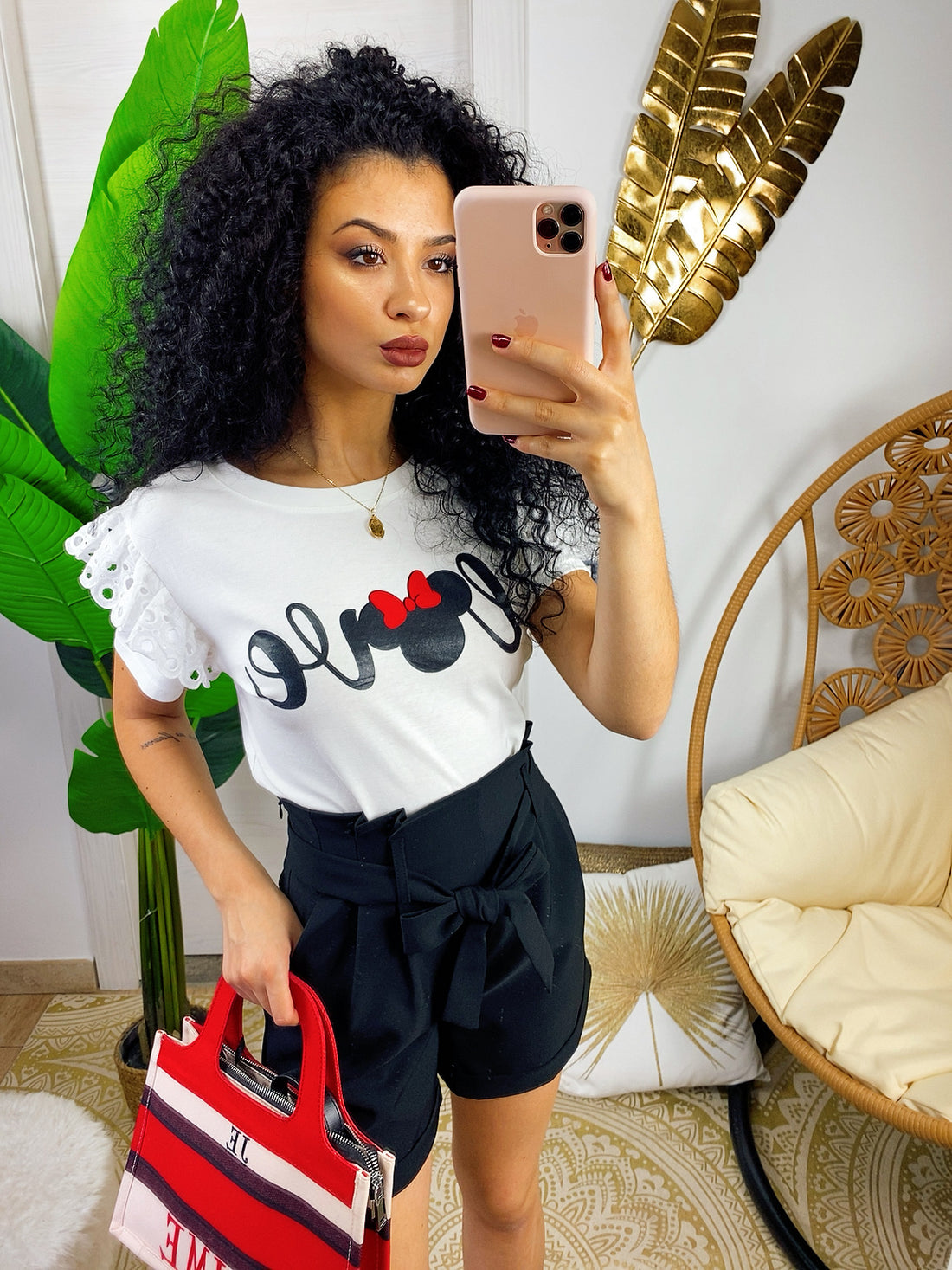 T-shirt con stampa love - R.a. Boutique 