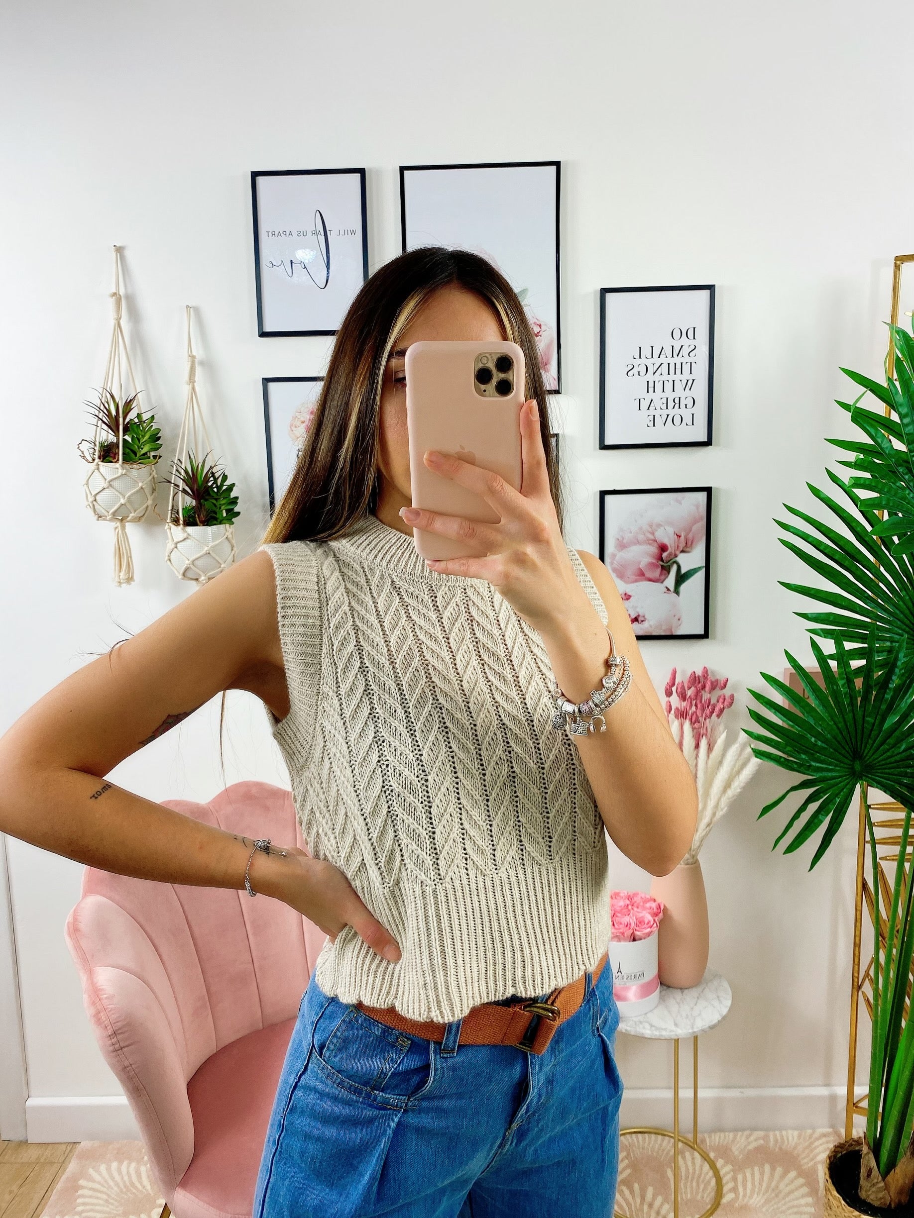 Smanicato primaverile beige - R.a. Boutique 