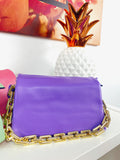 Pochette a mano con catena colori accesi - R.a. Boutique 