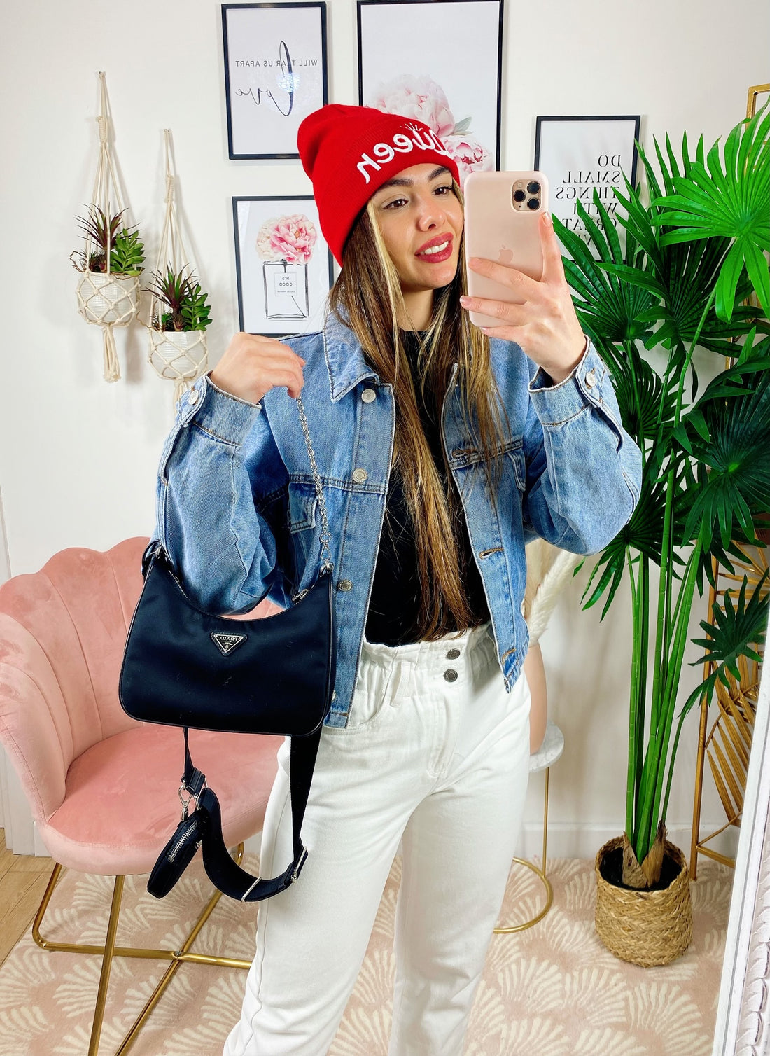 Giacca di jeans con elastico - R.a. Boutique 