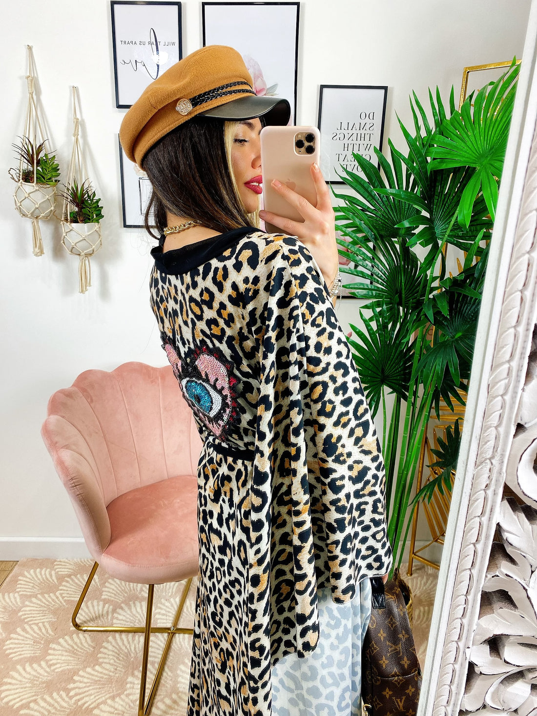 Maxi cardigan a fantasia maculato - R.a. Boutique 