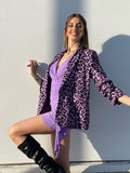 Giacca maculata lilla - R.a. Boutique 