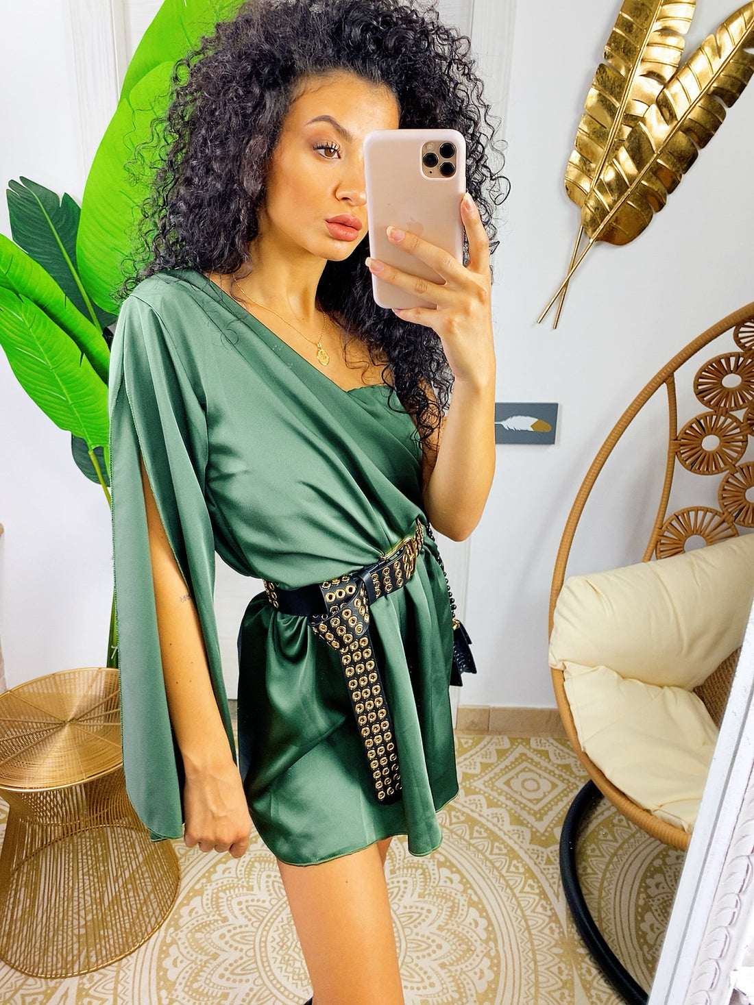 Tutina monospalla taglio a impero - R.a. Boutique 