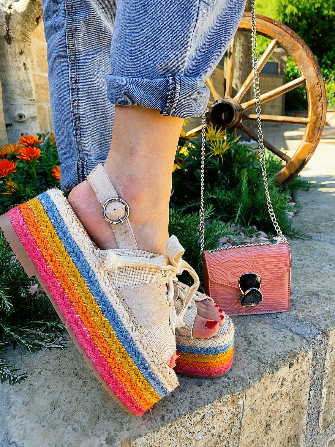 Sandalo multicolor - R.a. Boutique 