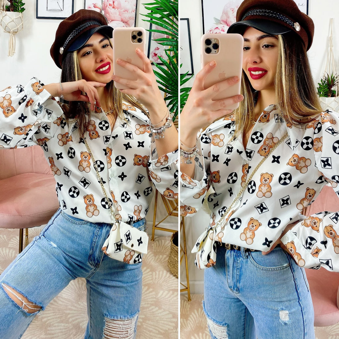 Berretto marrone - R.a. Boutique 