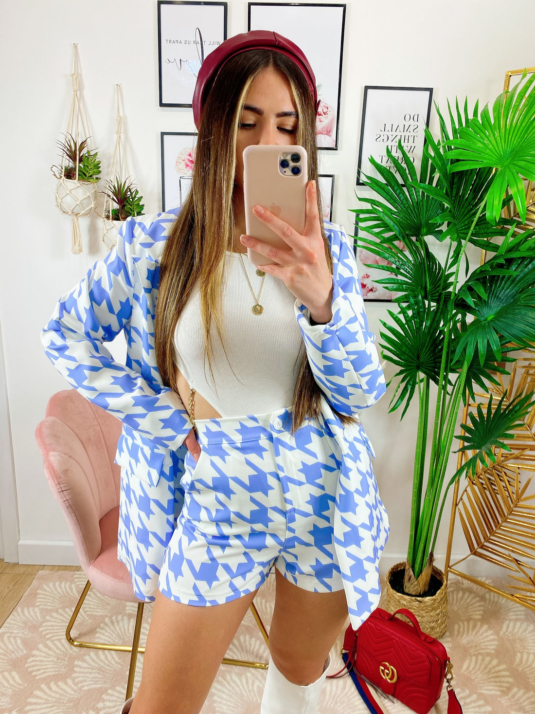 Completo pied de poule carta da zucchero - R.a. Boutique 