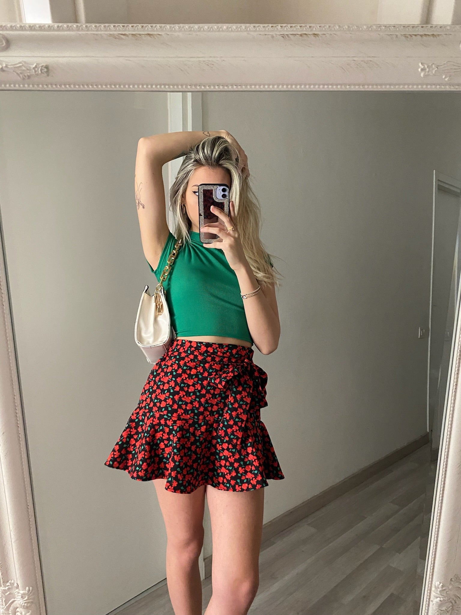 Top incrociato verde - R.a. Boutique 