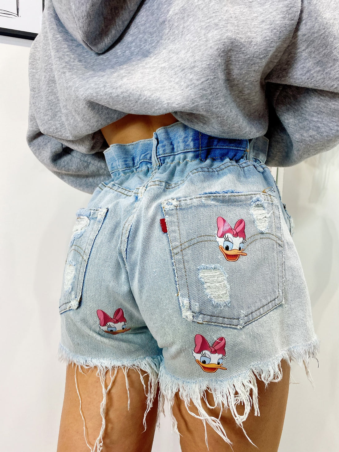 Short Levi’s Vintage con stampa Paperina bagno chiaro - R.a. Boutique 