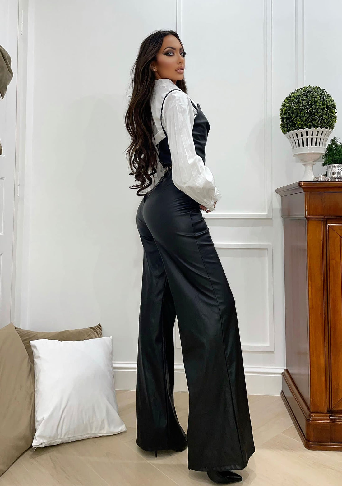 Tuta in ecopelle a zampa - R.a. Boutique 