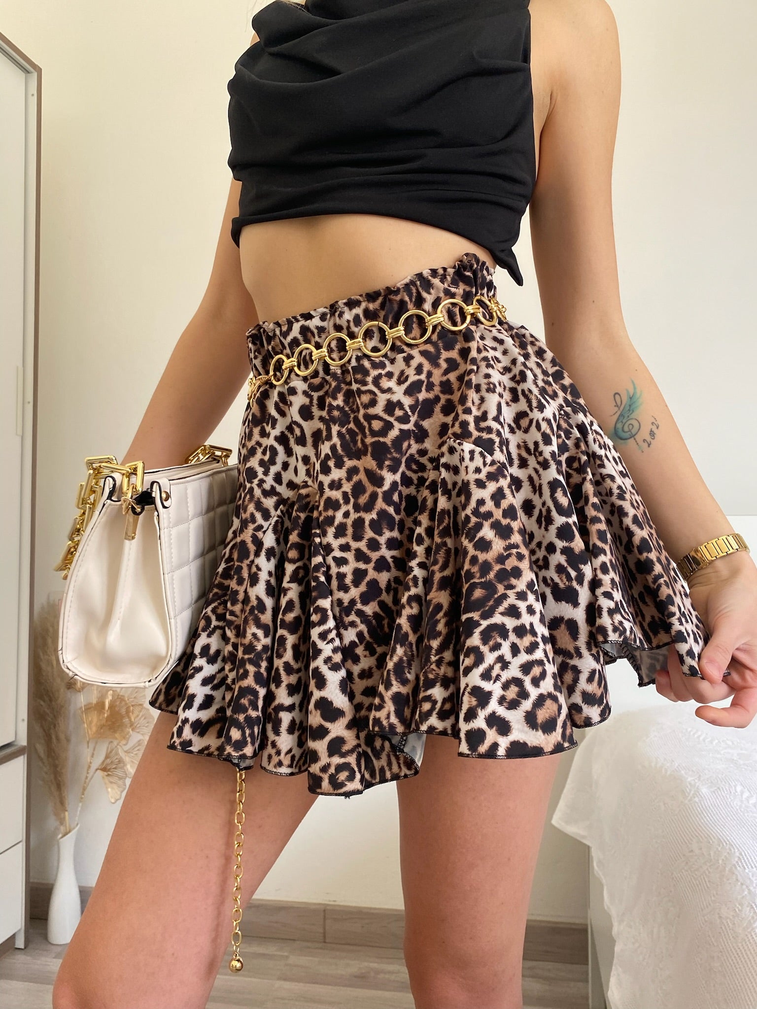 Gonna a ruota animalier - R.a. Boutique 