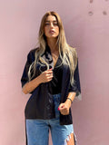 Blusa o kimono con frange - R.a. Boutique 