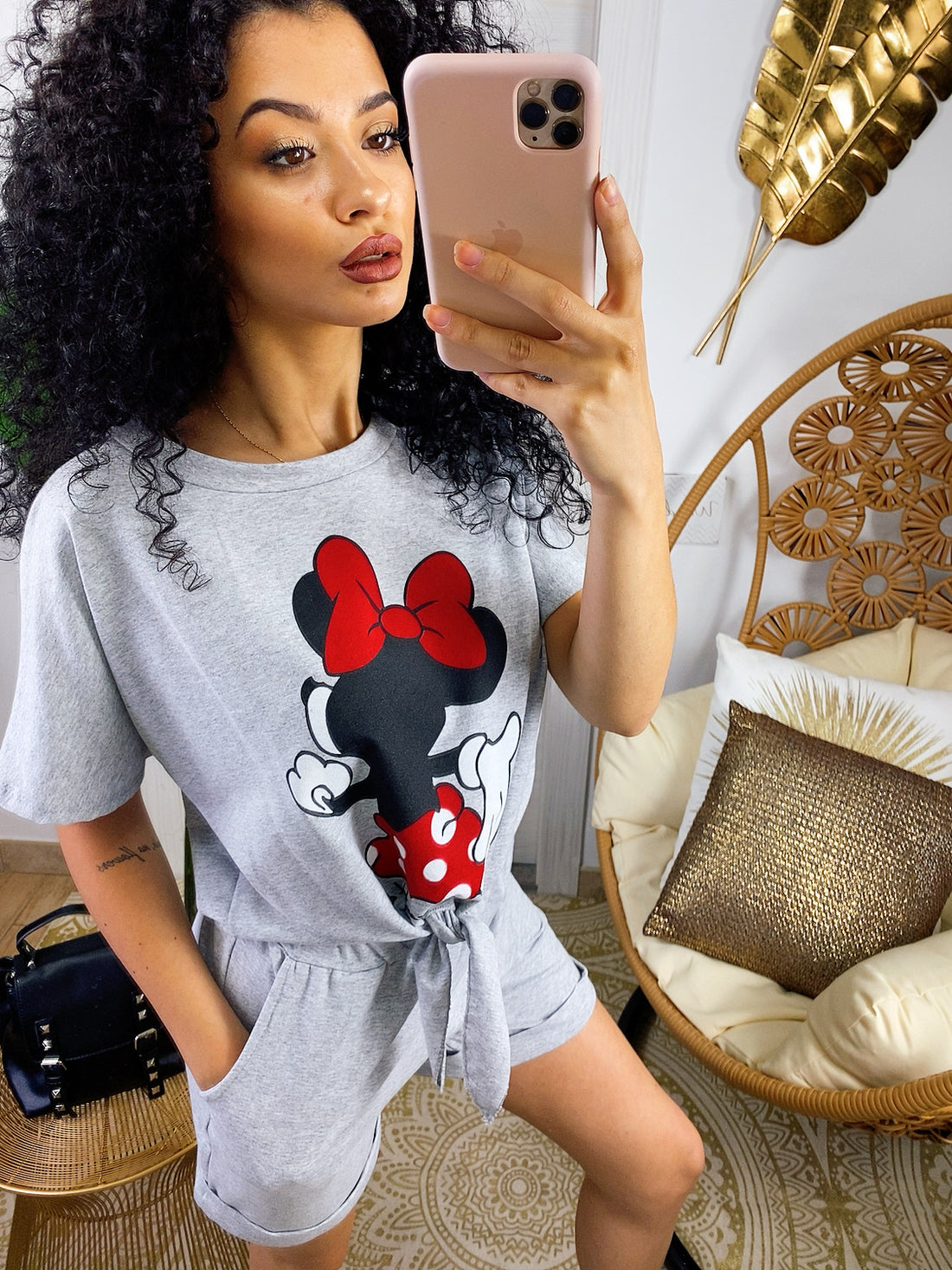 Completo sportivo maglia e short grigio - R.a. Boutique 