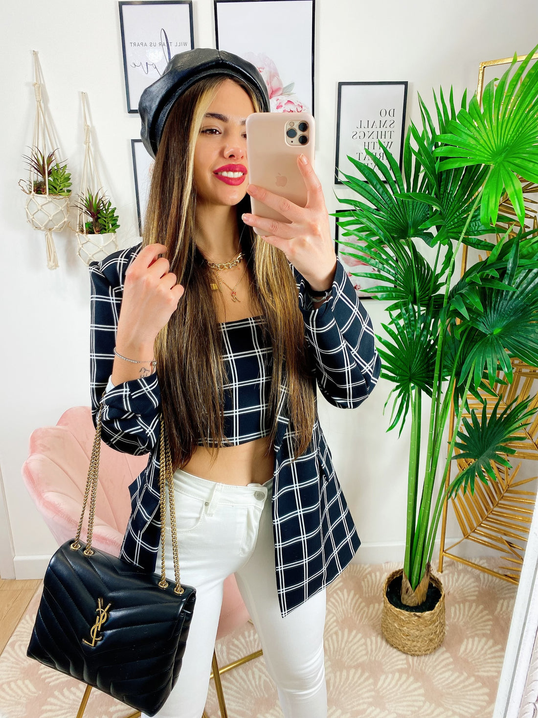 Giacca a quadri top compreso - R.a. Boutique 